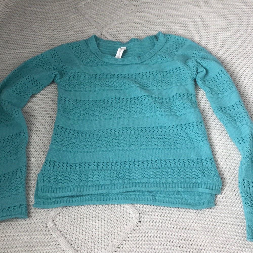 Turquoise sweater